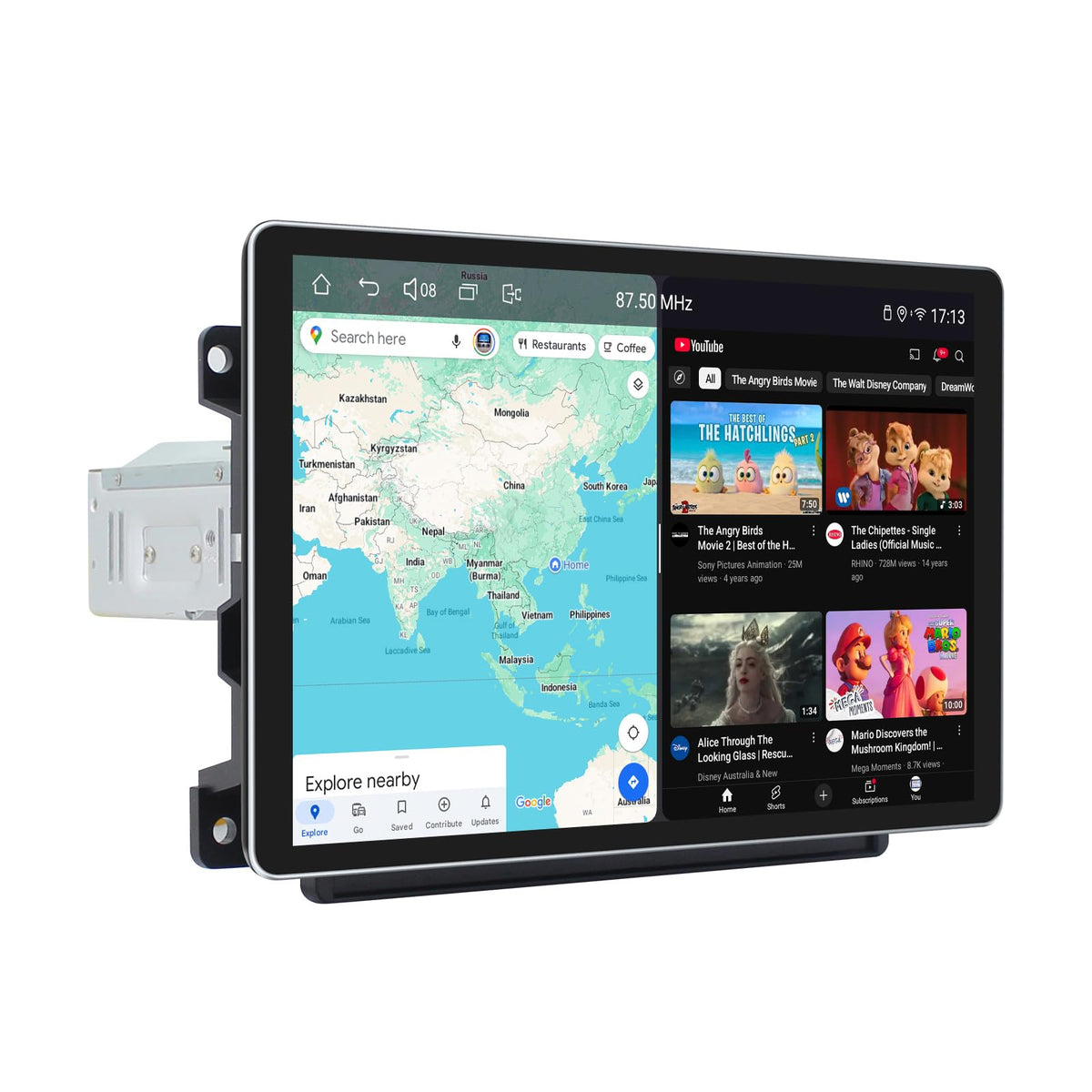 Joying Car Radio for Jeep Cherokee 2014-2018 Upgrade, Android 13 Head Unit 10.1 Inch IPS Touchscreen Stereo for 8.4" OEM Display, with CarPlay & Android Auto, GPS Navigation, AM/FM(JY-CR822T4)