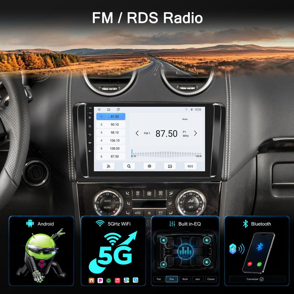 Car Radio for Mercedes Benz ML350 GL450 GL350 2005-2011