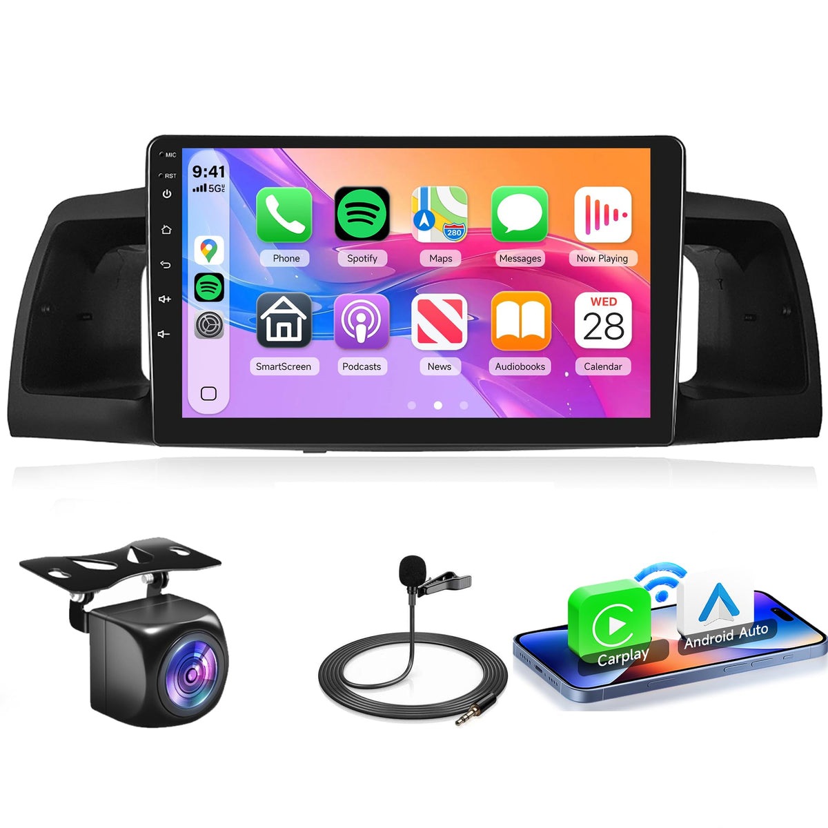 Rimoody 8 Core 6G+128G Android 15 Car Stereo for Toyota Corolla 2007-2012