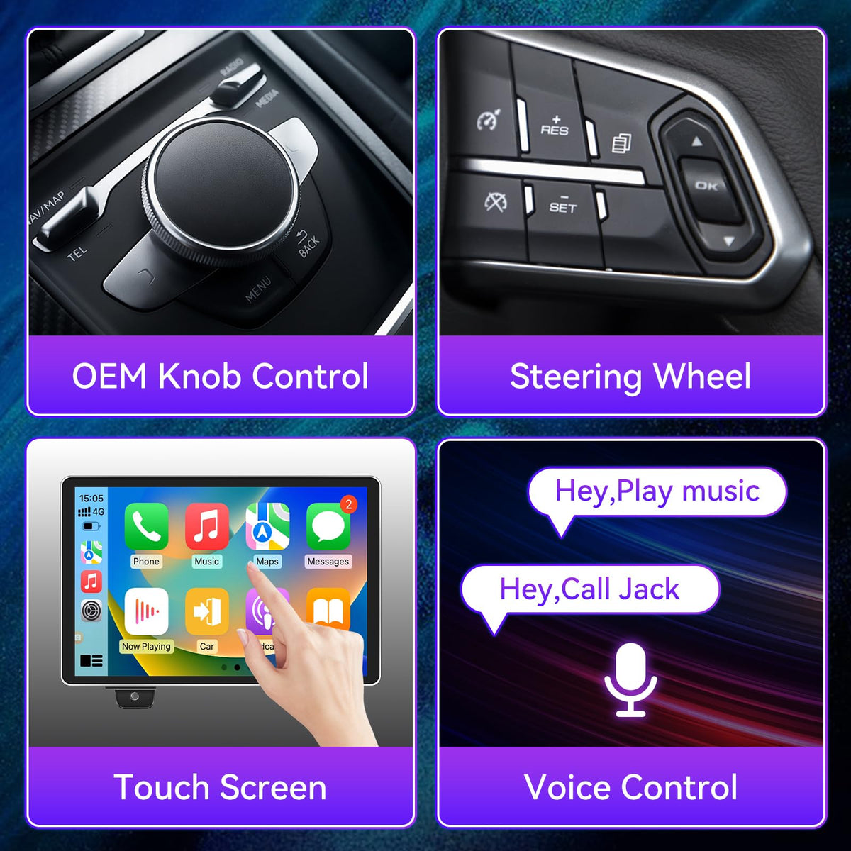 11.5 Inch Car Radio Compatible with Jeep Wrangler JL 2018-2021