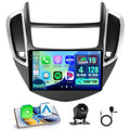 4+128GB Android 15 Car Stereo for Chevrolet Chevy Trax 2014 2015 2016, 9 Inch Incell Touchscreen Wireless CarPlay & Android Auto, Bluetooth, GPS Navigation, 5G WiFi, FM/RDS, AHD Backup Camera