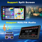 10.1" Touschscreen Car Radio for Chevy Cobalt 2007-2010 with Wireless CarPlay and Android Auto, 2G+32G Android 14 Double Din Car Stereo Head Unit Support GPS Bluetooth Mirror Link WiFi FM SWC Camera