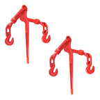 4 Pack 3/8" – 1/2" Transport Snap/Lever Binder Set Heavy Duty Anchors