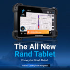 Rand McNally GPS Tablet, 6 Inch, Truck Navigation, Android, Real-Time Traffic, Fleet Management, RANDTAB6