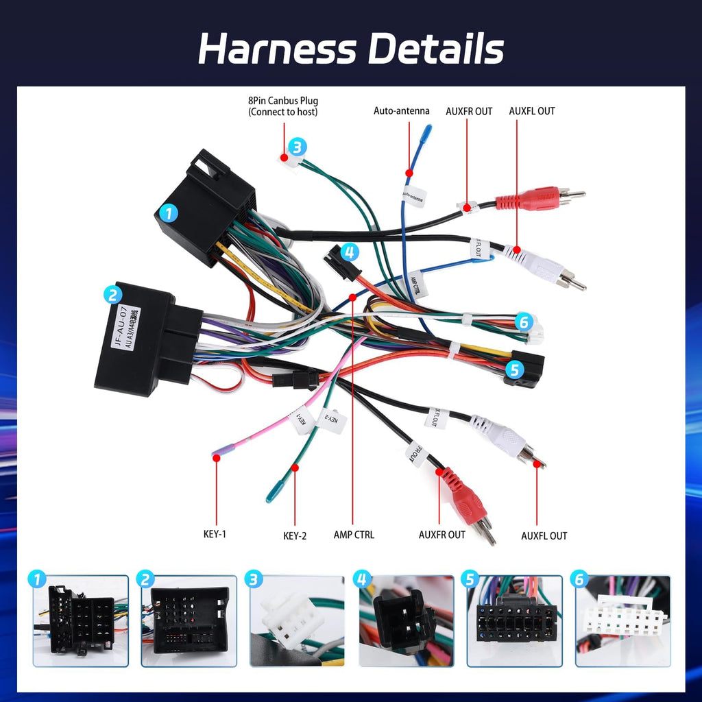 [8 Core Qualcomm 4+64G] for Audi A4 S4 RS4 2002-2008 Android Radio