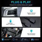 10.2" 8 Core 4+64GB Car Radio Stereo Upgrade for 2009-2012 Dodge Ram 1500 2500 3500, Plug and Play Android 13 Head Unit with Wireless Carplay/Android Auto/1080P Backup Camera