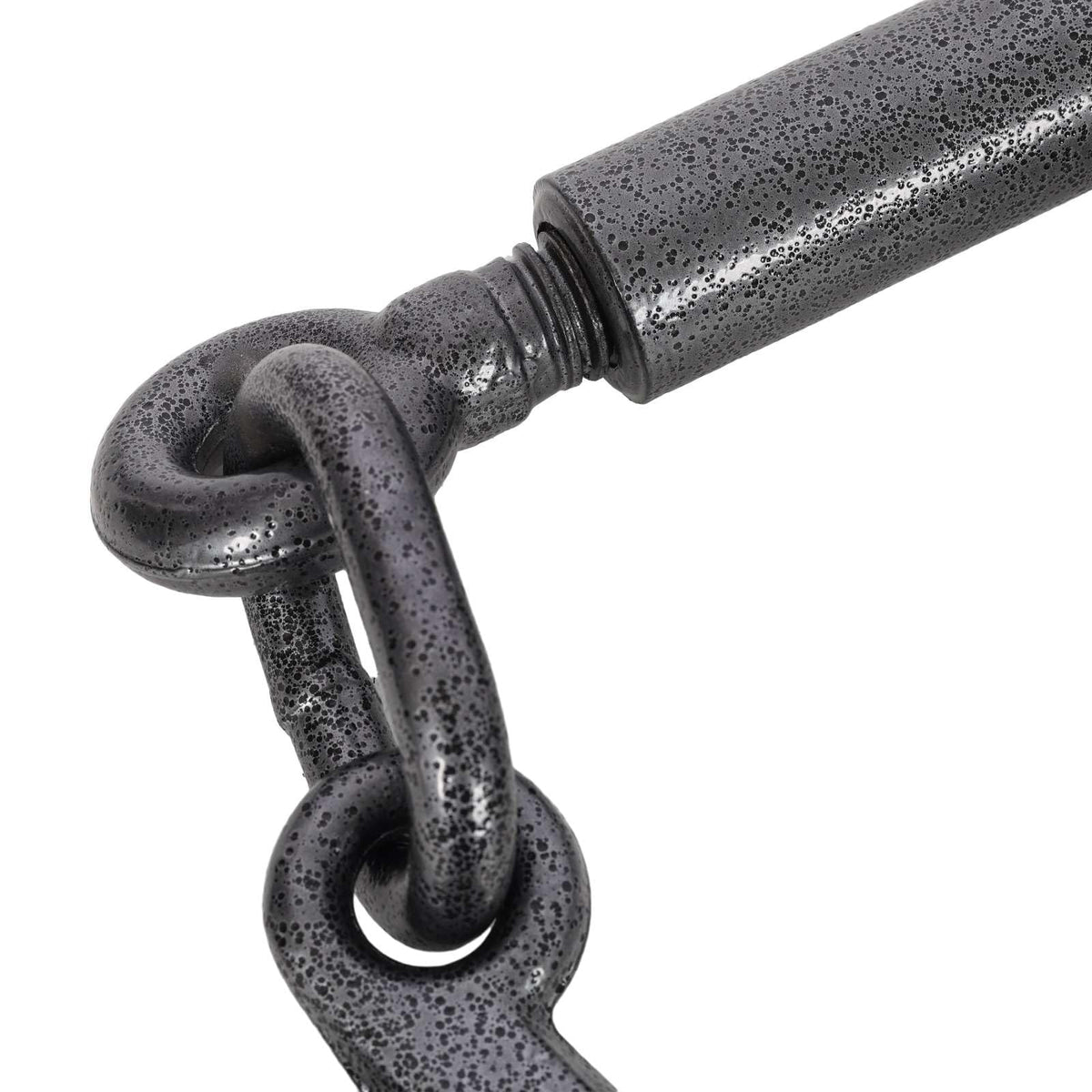 4-Pack Ratchet Load Binders 5/16"-3/8" G70 Hooks - 9200 Lbs Working Load, 33000 Lbs Break Strength, Adjustable Length, Red Powder Coat, Black