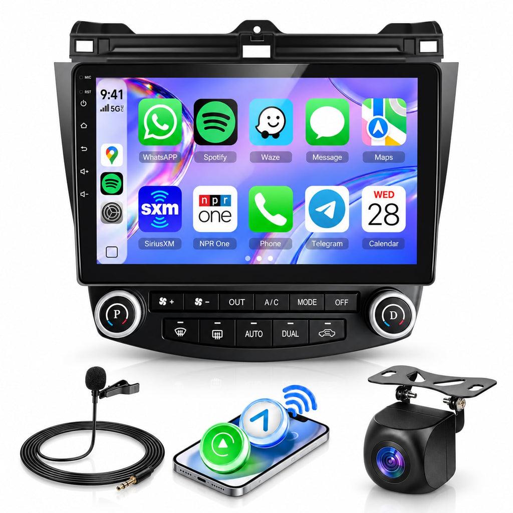 【360° Panoramic View】8Core 6G+128G Radio for Honda Accord 7th 2003-2007