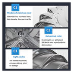 304 Stainless Steel Roof Wind Ventilator - Rotating Chimney Cowl, No Assembly Needed, Rainproof Design, Durable Exhaust Vent for Roofs, Efficient Air Circulation