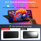 XTRONS Android Car Stereo for Mercedes-Benz E-Class W212 S212 (2009-2012) NTG 4.0, 12.3" IPS Touchscreen, Wireless CarPlay & Android Auto, Qualcomm Snapdragon 662, 8+128GB, Retains OEM Functions