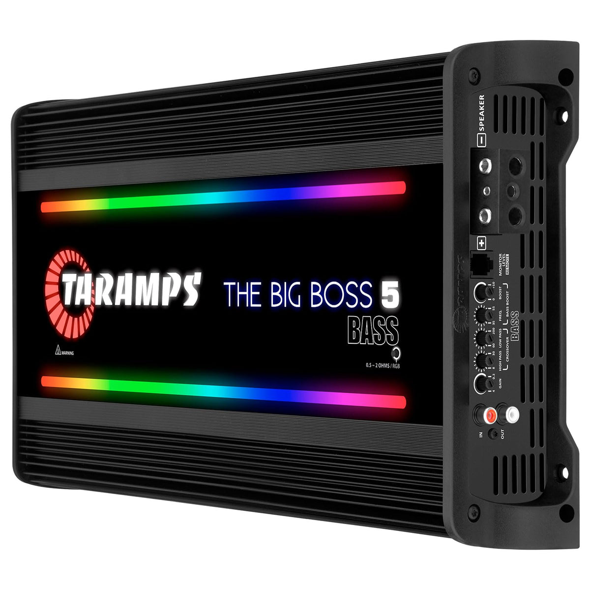 Taramps The Big Boss 5 Black 5000W RMS Monoblock Class D Car Sub Amplifier