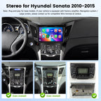 8-Core 6+128G 9'' Android 15 Car Stereo for Hyundai Sonata 2010-2015