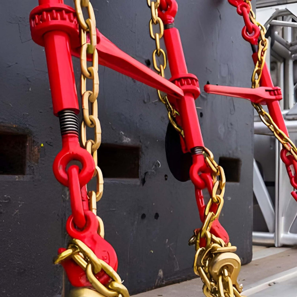 G80 Chain, 1/2" x 20' Safety Chain w/Grade 80 Clevis Grab Hooks