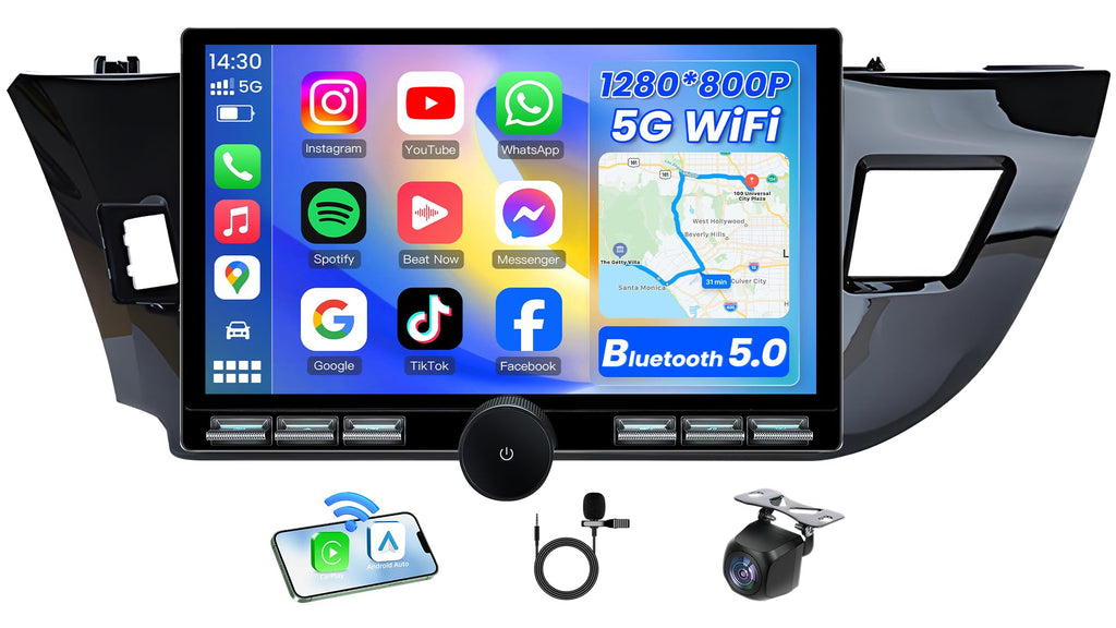 8 Core 32G ROM Car Radio for Toyota Corolla 2014-2016: Upgrade Android 15