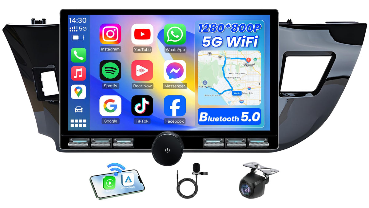 8 Core 32G ROM Car Radio for Toyota Corolla 2014-2016: Upgrade Android 15