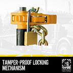 Peerless QuikBinder Plus 5/16-3/8" Ratchet Load Binders - 7,100 lbs WLL, Heavy-Duty, S.A.E. & DOT Compliant 4-Pack (Northgate Cargo Control)