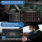 6G+128G 8-Core Android 15 Car Radio Stereo for Ford F150 F-150 2009 2010 2011 2012 with Wireless CarPlay Android Auto 9" IPS Touch Screen Head Unit with DSP GPS Bluetooth 5.0 WiFi FM AHD Backup Camera