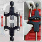 Integrated Half Shaft Sleeve Thread Repair Tool Kit, Universal External Bolt Thread Repair Tool, Quick Adjustment Restorer with 30-110mm Adjustment Range for Automotive Use
