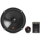 JBL Stage 3637F 3-Way + Stage 3607CF Car Speakers Bundle – 660W Max Combined Power, 6.5" Coaxial & Component System with Crossovers - Full Vehicle Audio Upgrade