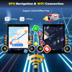 4G+64G 9.7 Inch Android 14 Car Radio Stereo for Nissan Frontier 2009-2014
