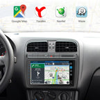 10 Inch Android Car Stereo Double Din with Wireless CarPlay, 360 Panoramic Surround View System, HD Touchscreen Vehicle GPS Navigation, 4G+64G Car Android Radio with 360 Camera, Double Din