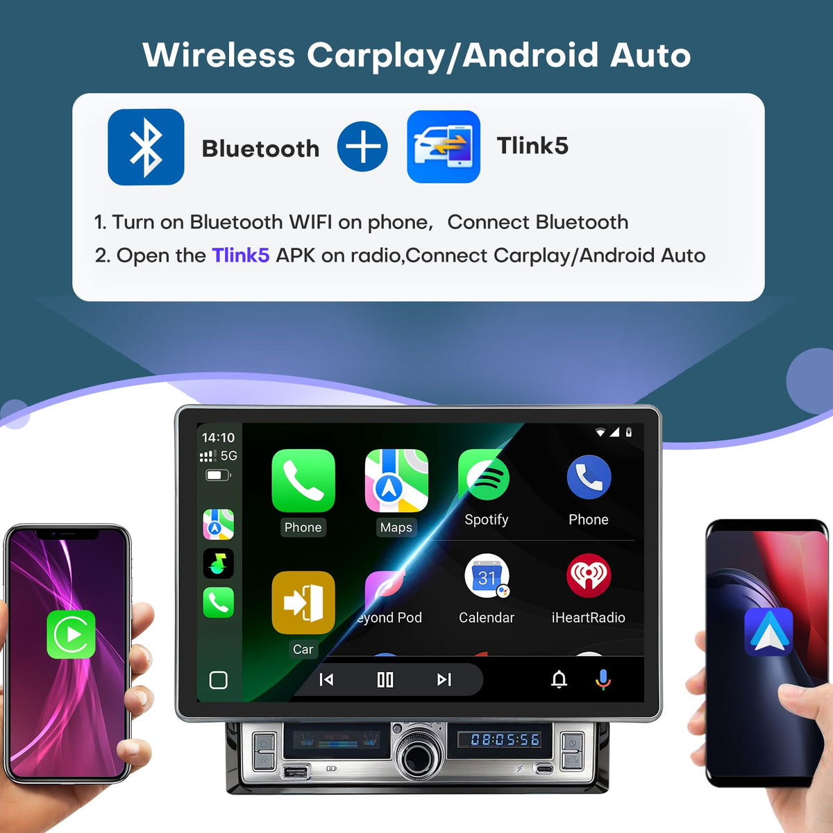10.2" Car Radio for Jeep Wrangler JK/Unlimited 2007-2018 Stereo Replacement