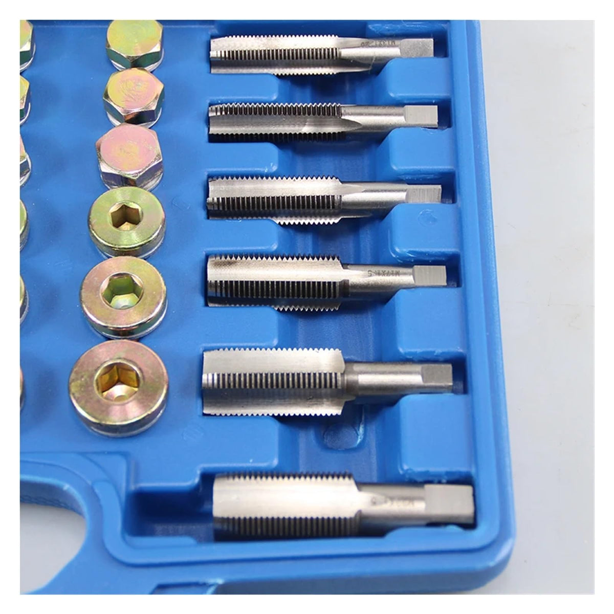 114pc Oil Pan Thread Repair Kit Sump Drain Tool Set M13 M15 M17 M20 M22