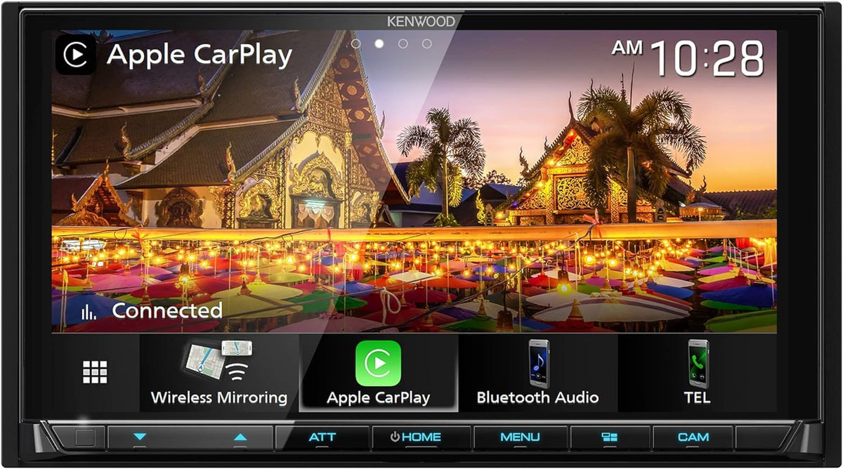 KENWOOD DMX958XR EXCELON Reference 6.8" Full HD Capacitive Touchscreen Car Stereo Receiver | Plus KENWOOD CMOS-230LP Universal Backup Camera