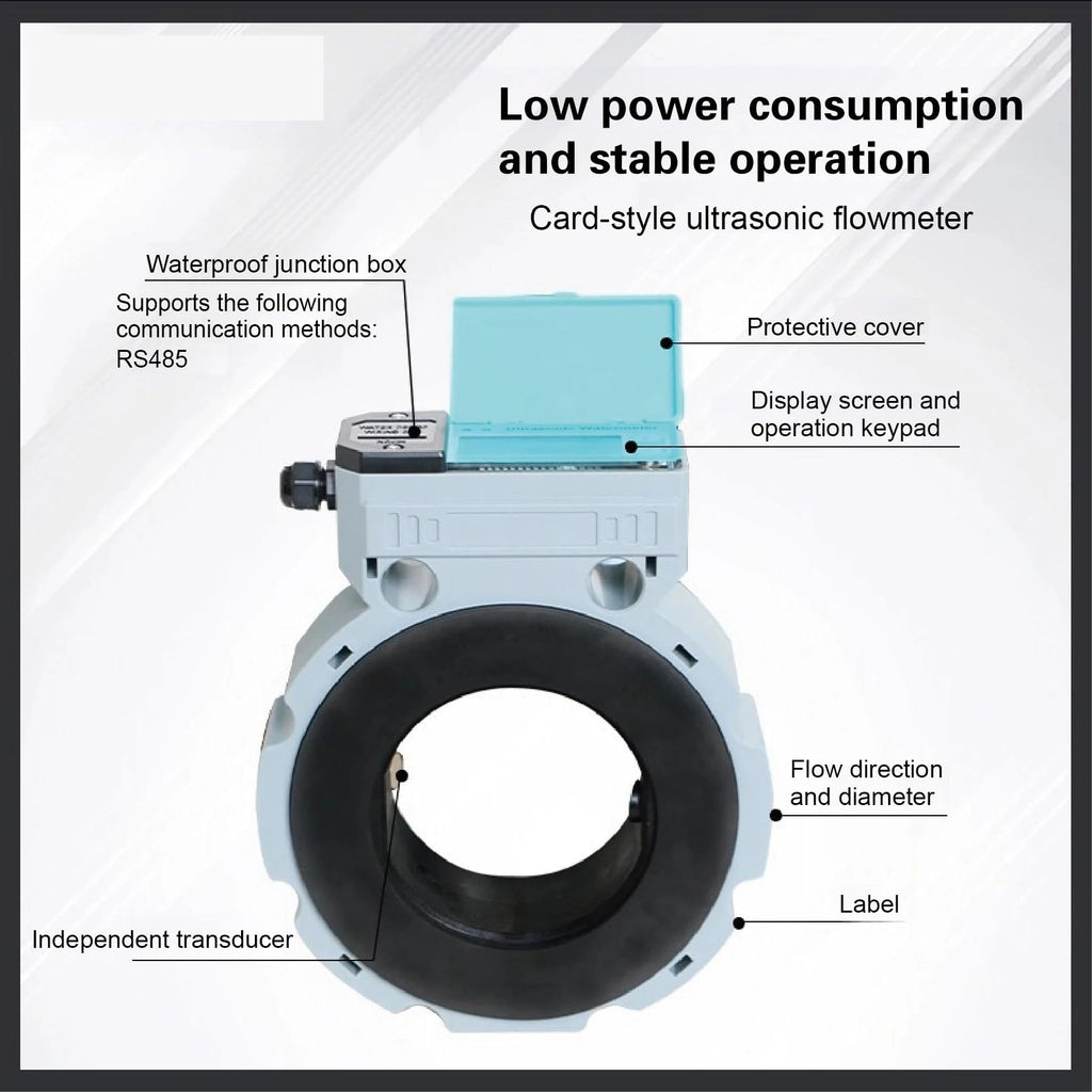 ASW-1-K Ultrasonic Water Meter DN50 DN65 DN80 DN100 Flow Meter(DN50)