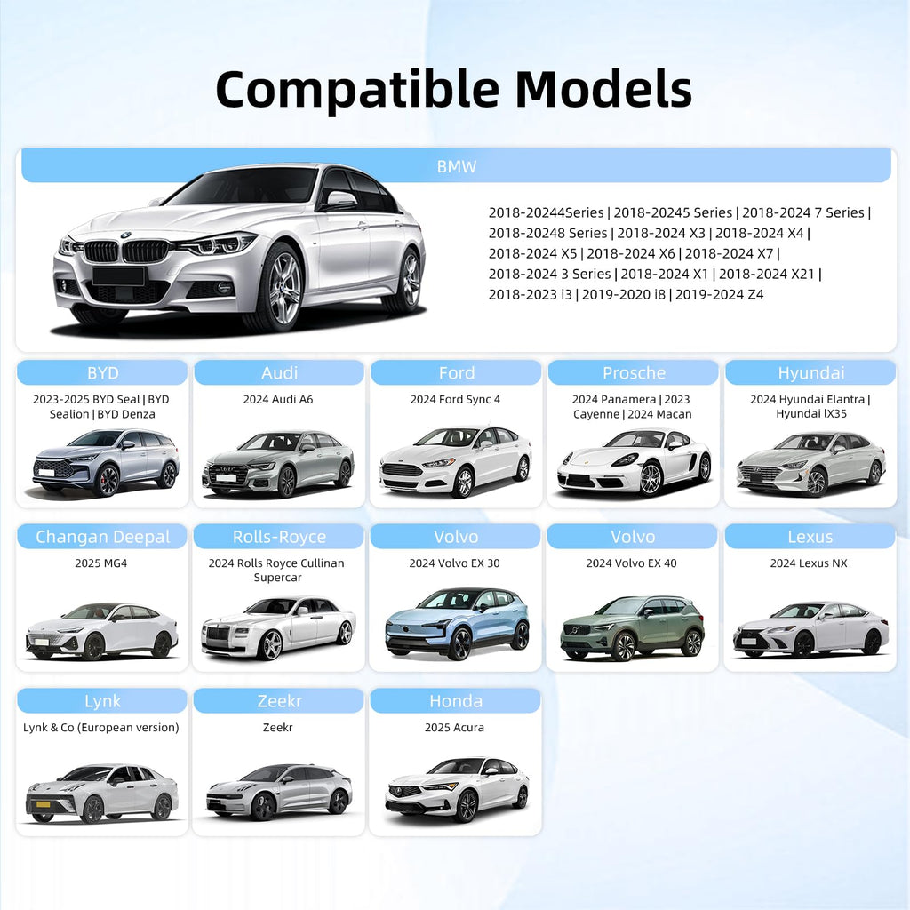 [8G+128G] Carplay Ai Box for BMW/Porsche/Other Cars,Magic Box Android 13