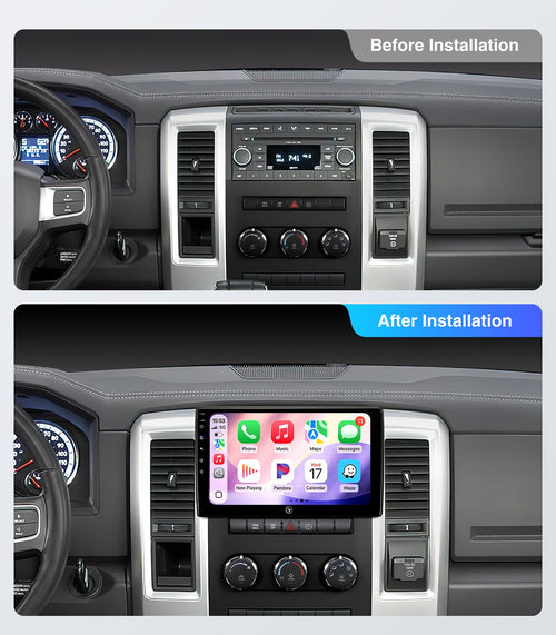 10" 4G+64G Touchscreen Car Stereo for Dodge Ram 1500 2500 3500 2009-2012