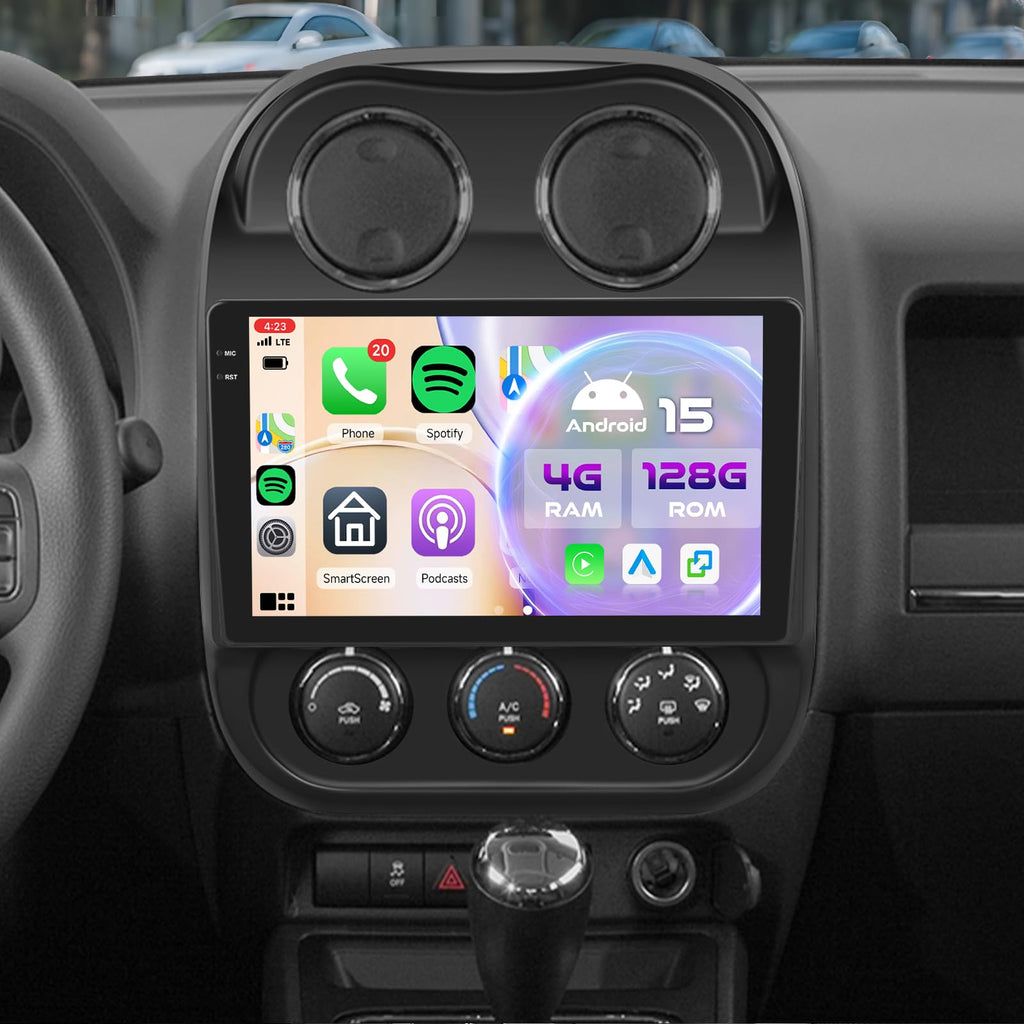 [8Core 6+128G]Android Car Radio for Jeep Compass Patriot 2010-2016 with GPS