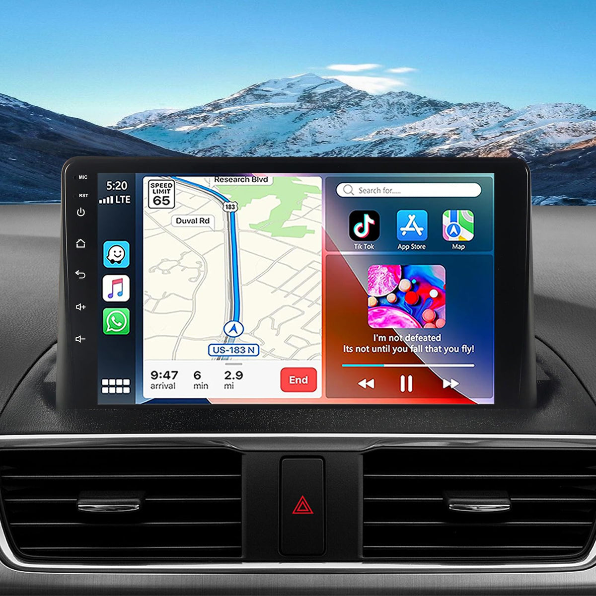 8-Core Android 15 Car Stereo for Mazda 3 2014-2018 w/OEM Screen