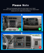 8 Core 6G+128G Android Car Stereo for Chevrolet Silverado/GMC Yukon 2007-2014 with Wireless Carplay Android Auto,10.1 Inch Touch Screen Car Radio