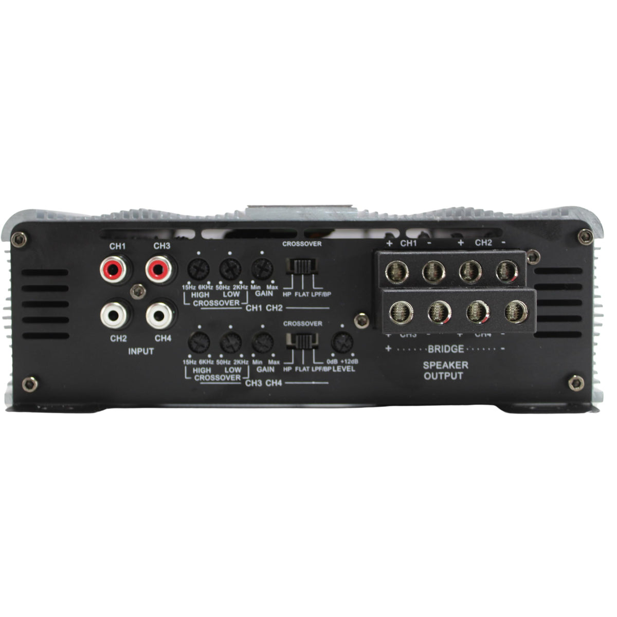 MXS Series 4 Channel 1.2K Class D 2 Ohm Amplifier MXS-1200X4-2-V2