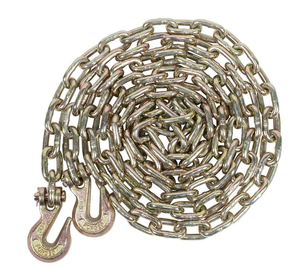 Mytee Products (4) Ratchet Chain Binders 5/16"-3/8" with Rubber Grips & (4) 5/16" x 12' Grade 70 Binder Chains