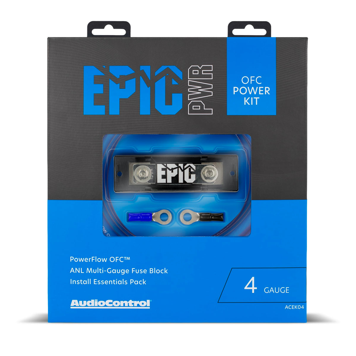 AudioControl Epic Series 0 Gauge OFC Wiring Kit for Car Audio Amplifiers
