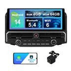 12.3" Touchscreen Radio 4+64G Android 14 Double Din Car Radio Stereo for Toyota 4Runner 2010-2020 Built-in Wireless Carplay/Android Auto/GPS/Bluetooth/FM/AUX-in/SWC/Camera