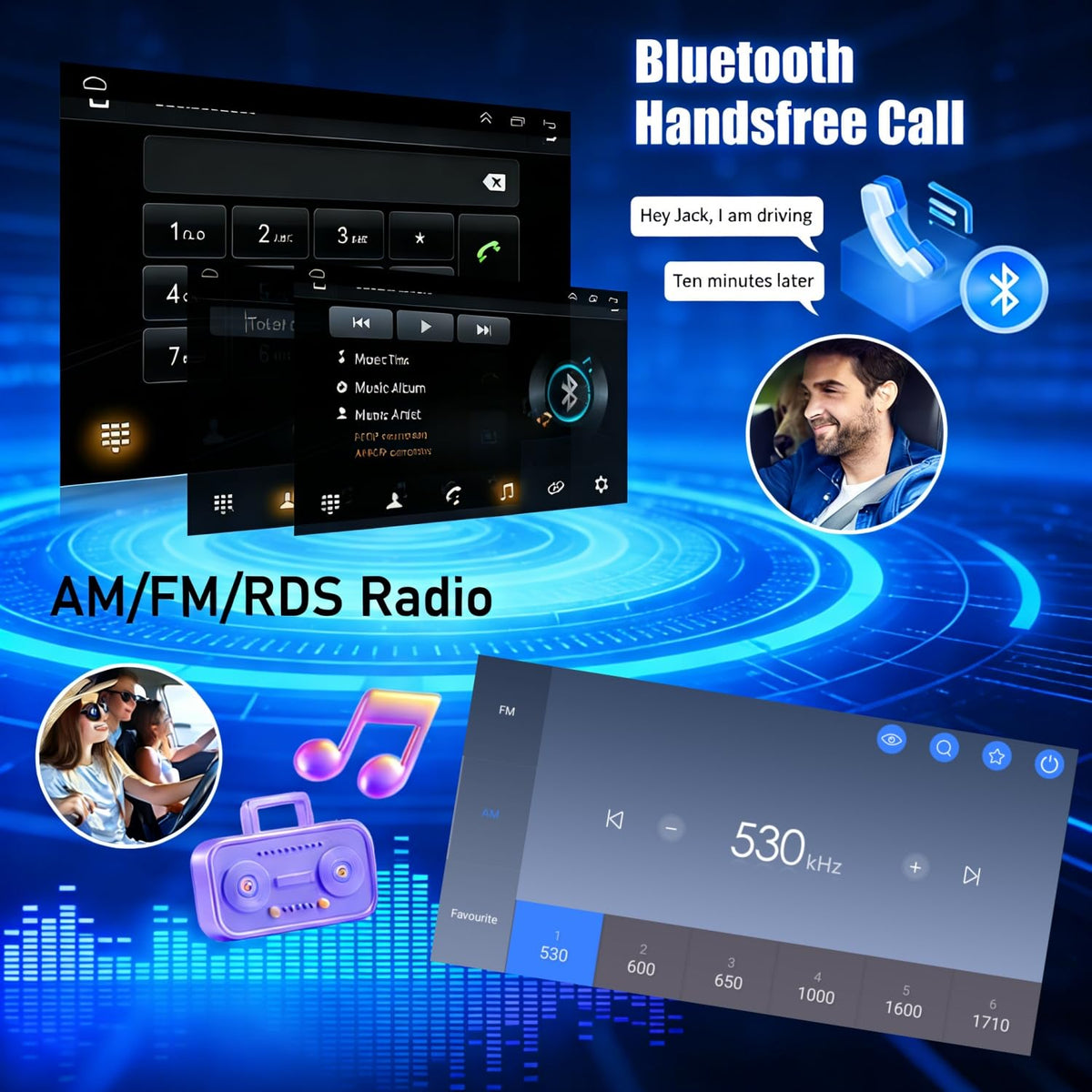 6+64GB Qualcomm Octa Core Android Car Stereo for Toyota 4Runner 2003-2009