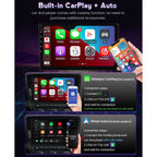 Android 14 Car Radio Stereo for 2008-2012 Nissan Armada, 9.1 Inch Touch Screen Head Unit Dash Kit with Wireless CarPlay Android Auto, GPS Navigation BT SWC WiFi 5G DSP