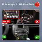 4+64GB 9 Inch Touchscreen Android 14 Car Radio Stereo for Ford Mustang 2015-2020 with CarPlay/Android Auto Car Radio, Support WiFi 6, Bluetooth,5.4, Backup Camera, SWC