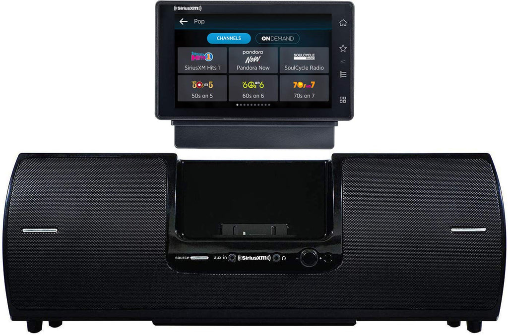 SiriusXM SXSD2 Portable Speaker Dock Audio System & SiriusXM SXEZR1V1 Onyx EZR Satellite Radio with Vehicle Kit with Get 3 Free Months Service with Subscription (Bundle)