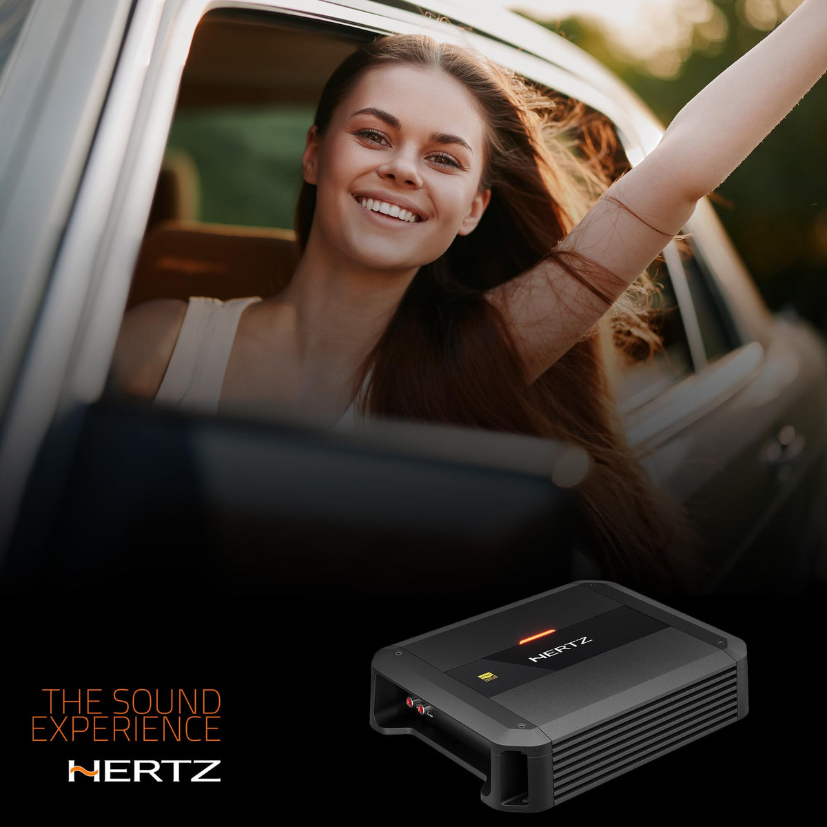 Hertz DP 2.200 AB-Class Stereo Amplifier 110 WRMS x 2 at 2Ω