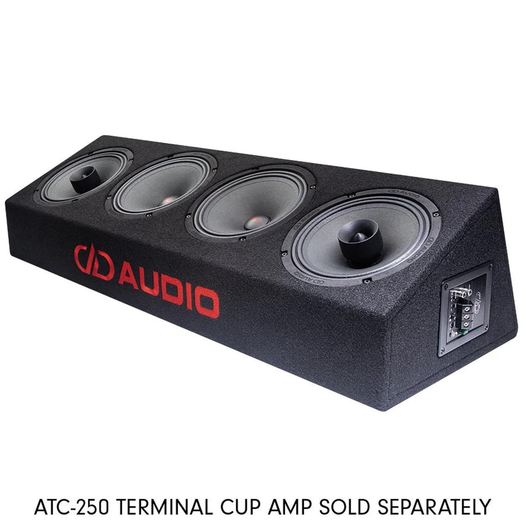 DD Audio LE-VO-MX208.4 8" 600W RMS Voice Optimized Loaded Plank Speakers