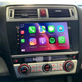 9'' Car Radio for Subaru Outback Legacy 2015 2016 2017 2018 with Carplay Android Auto, Touchscreen Audio Receiver Stereo with Bluetooth/GPS/WiFi/Backup Camera/SWC/FM, Manual AC, 4+64G