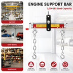 GYPSYFY 2000 lb Engine Hoist Load Leveler with Dual Hooks Adjustable Chains A