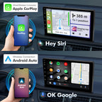 4+64GB 9 Inch Touchscreen Android 14 Car Radio Stereo for Ford Mustang 2015-2020 with CarPlay/Android Auto Car Radio, Support WiFi 6, Bluetooth,5.4, Backup Camera, SWC