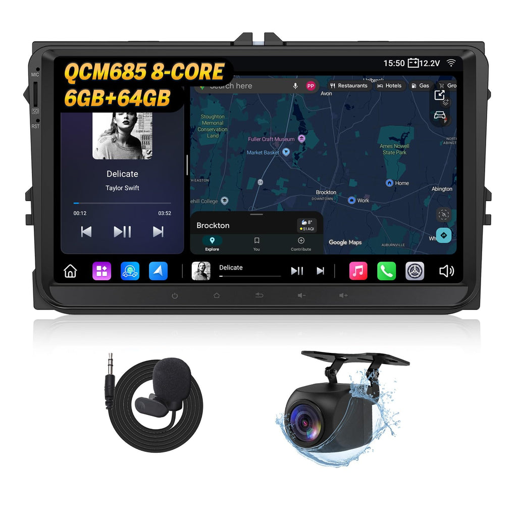 Eonon 6+64G Headunit for 05-16VW Jetta Golf Passat SEAT MK5/MK6