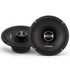 Alpine DM-65-G Coaxial and DM-65C-G Component 6.5-Inch Speakers with Grille Bundle