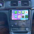 9'' Touch Screen Car Stereo for Volvo S80 2004-2008 with Wireless Carplay Android Auto Support GPS Navigation, WiFi, HiFi, Bluetooth, FM, SWC, Mic, Backup Camera, 4G+64GB